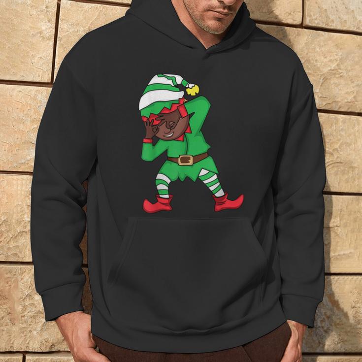 Christmas African American Elf Griddy Dance Hoodie Lifestyle