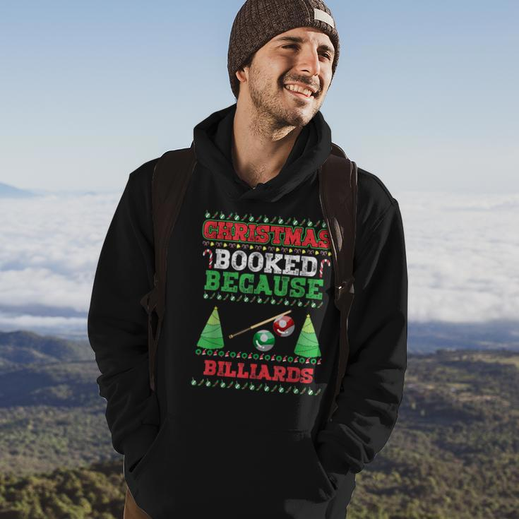 Christmas Booked Because Billiards Sport Lover Xmas Hoodie Lifestyle