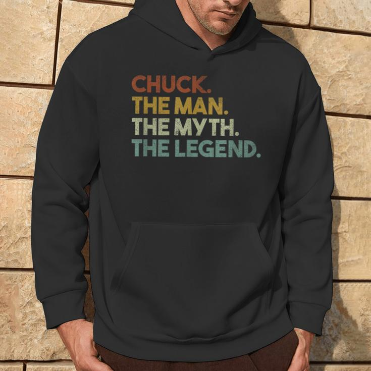 Chuck The Man The Myth The Legend Vintage Hoodie Lifestyle