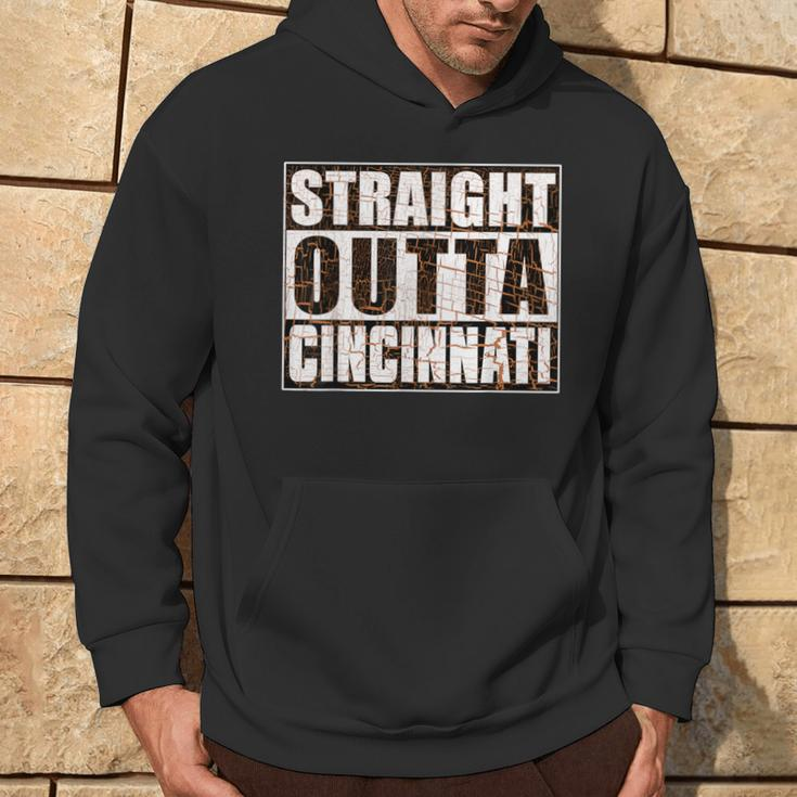 Cincinnati Straight Outta Cincinnati Hometown Pride Hoodie Lifestyle