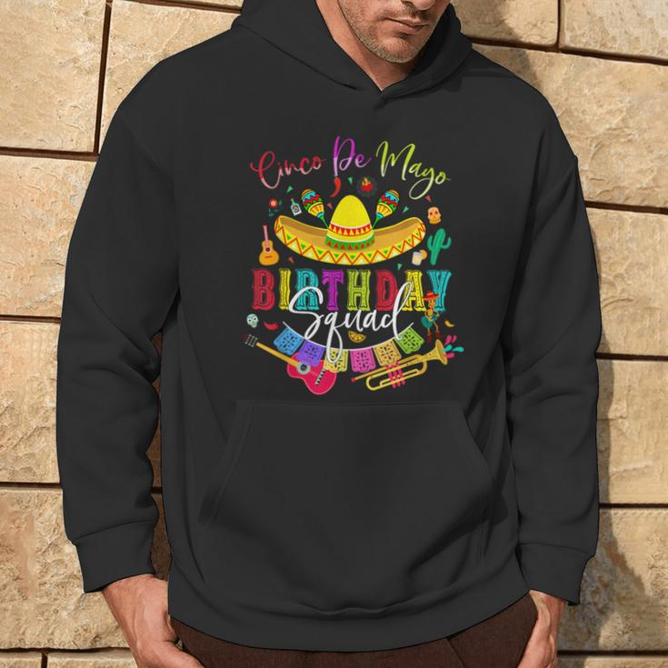Cinco De Mayo Birthday Squad Cool Mexican Matching Family Hoodie Lifestyle
