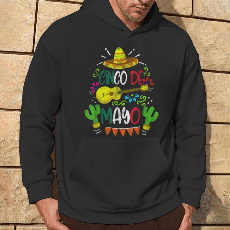 Cinco De Mayo Fiesta Taco Latino Music Mexican Sombrero Hoodie Lifestyle