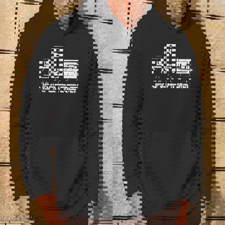 Cinta De Cassette De Audio Never Forget Sudadera Estilo de vida