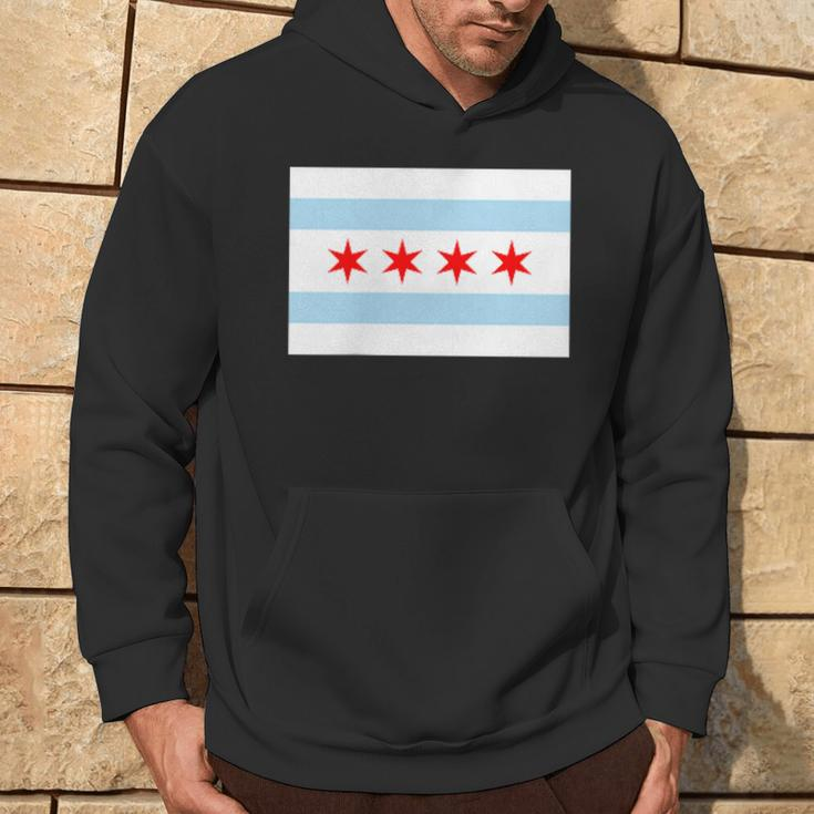 City Of Chicago Illinois Flag Windy City Hoodie Lifestyle