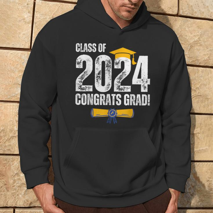 Class Of 2024 Congrats Grad Graduate Congratulations Senior Hoodie Lifestyle
