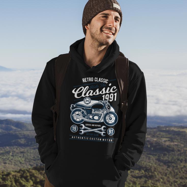 Classic Motorcycle Motocross Champion Biking Dirt Biker Hoodie Lifestyle