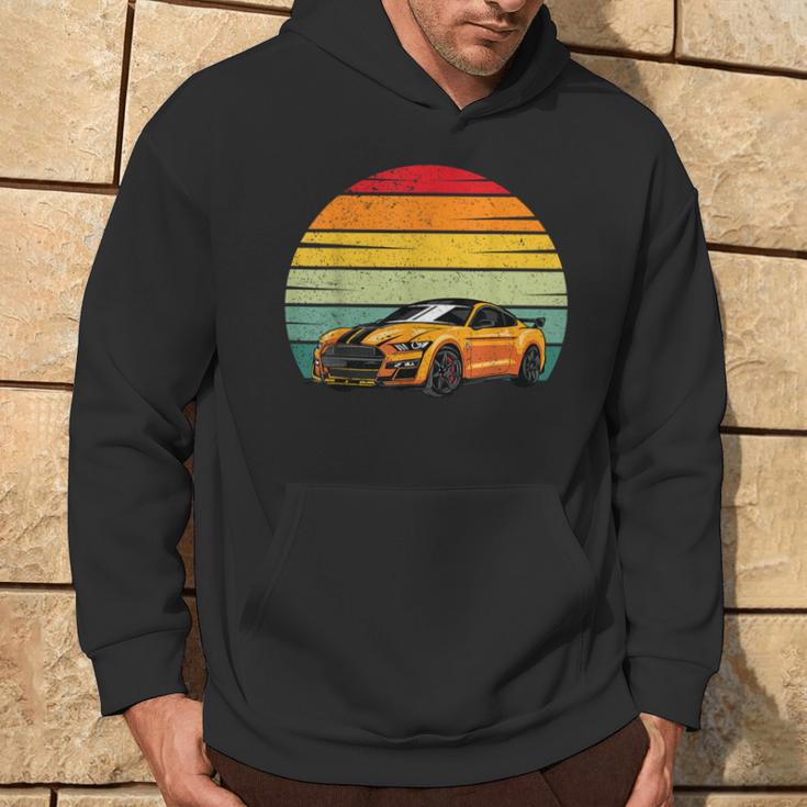 Classic Sport Car Golden Car Lover Mechanic Driver Race Hoodie Lifestyle