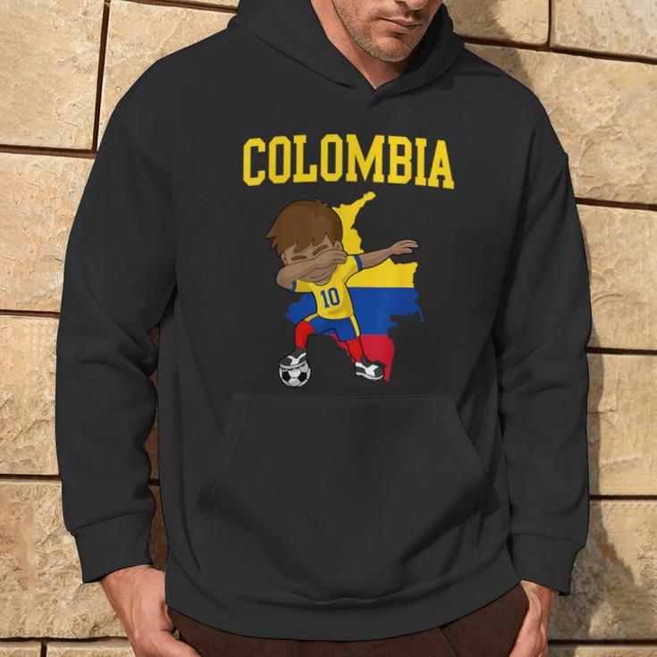 Colombia Soccer Colombian Football Dabbing Hoodie Lifestyle