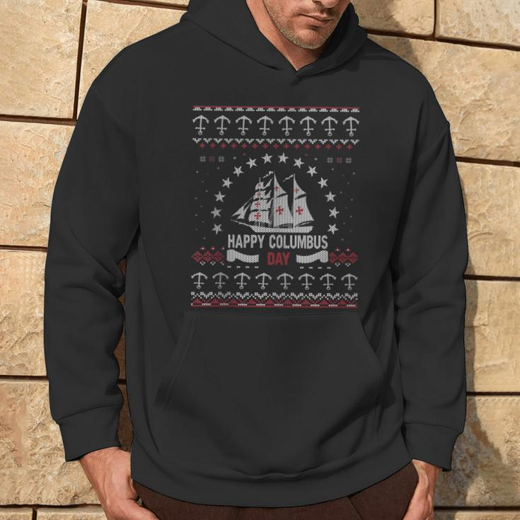 Columbus Day Italian Heritage And American Holiday Hoodie Lifestyle