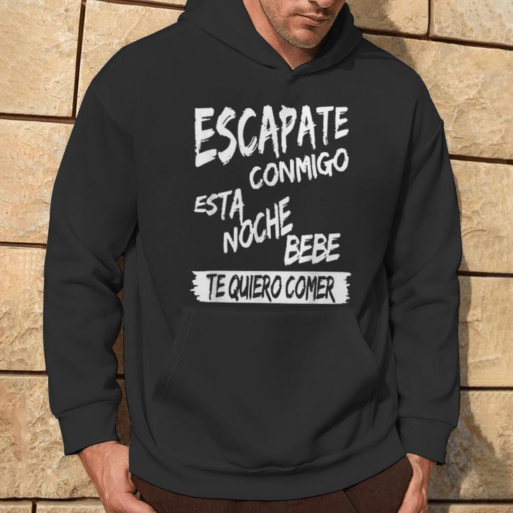 Cool Escapate Conmigo Esta Noche Bebe Hoodie Lifestyle