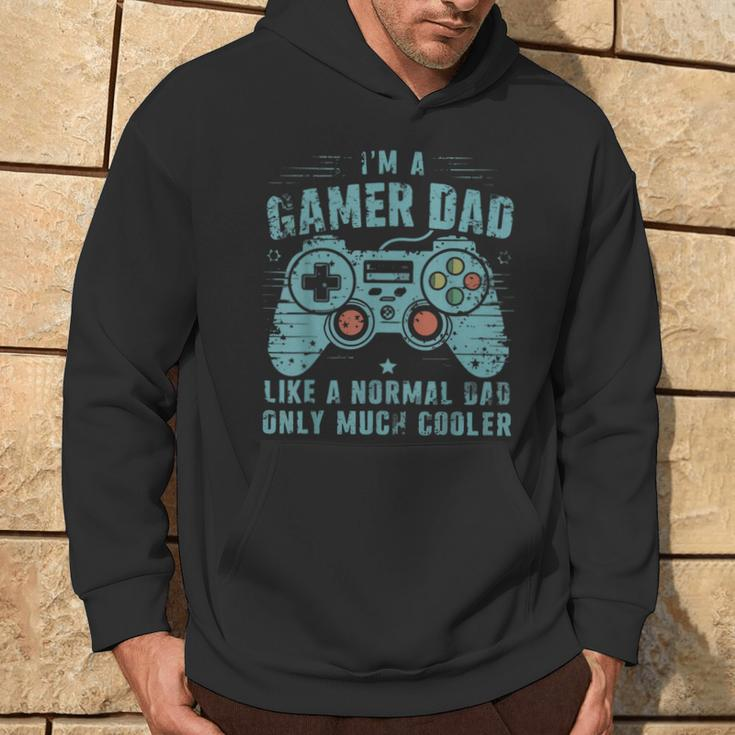 Cool Gamer Dad For Father Gaming Computer Video Gamers Hoodie Lifestyle