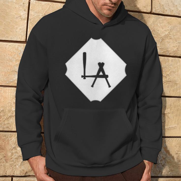 Cool Los Angeles Baseball La Sign Hoodie Lifestyle