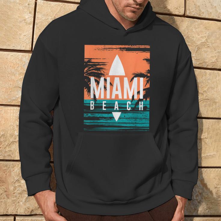 Cool Miami Beach I Love Miami Florida Miami Hoodie Lifestyle