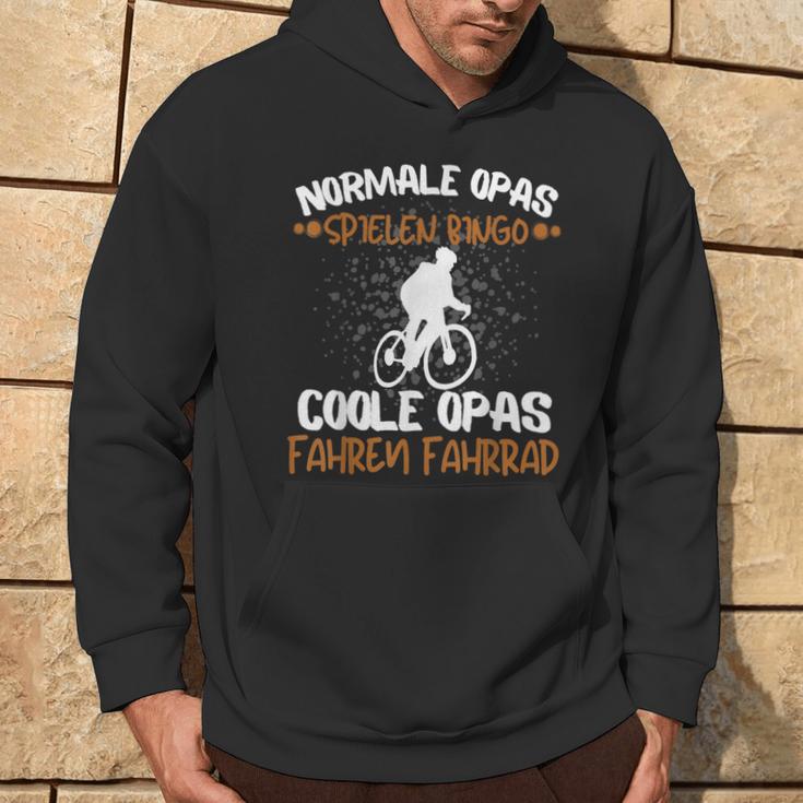 Cool Opas Riding Bicycle Biker Bike Driver Hoodie Lebensstil