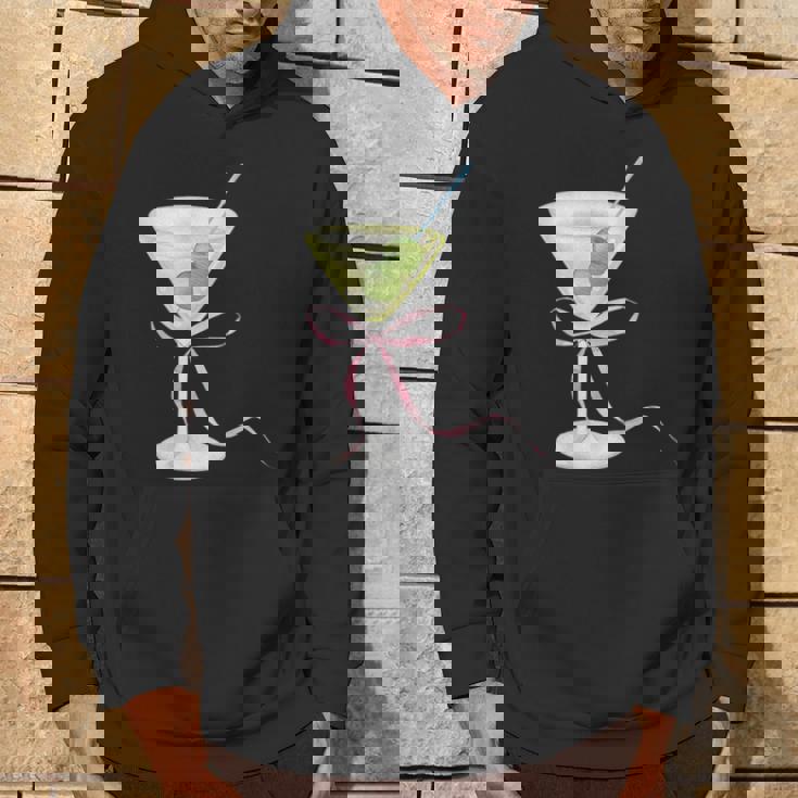 Coquette Bow With Martini Coquette Aesthetic Hoodie Lifestyle