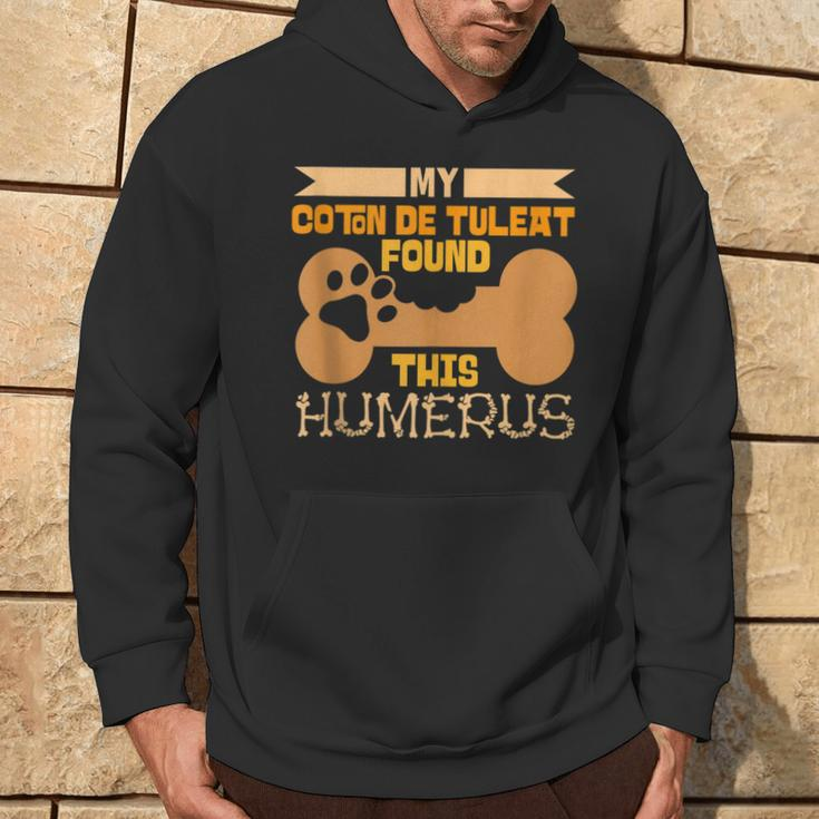 My Coton De Tuleat Found This Humerus Classic Bone Lover Dog Hoodie Lifestyle