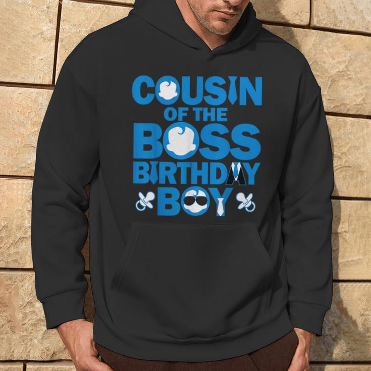 Cousin Of The Boss Birthday Boy Baby Family Party Decor Hoodie Lifestyle