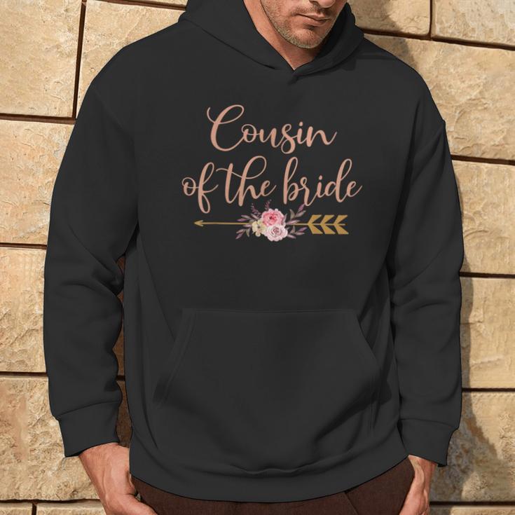 Cousin Of The Bride Bridal Shower Wedding Party Hoodie Lifestyle