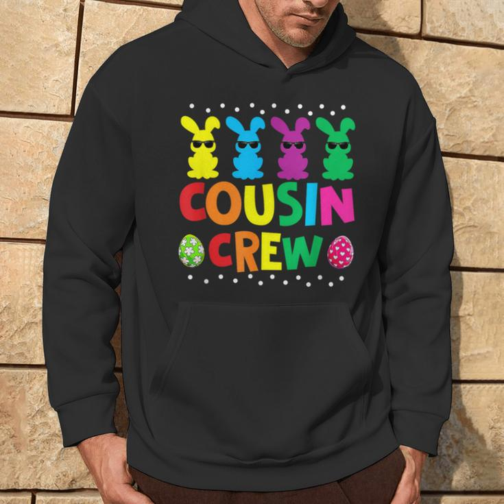Cousin Crew Bunny Rabbit Easter Day Eggs Hunting Squad Hoodie Lifestyle