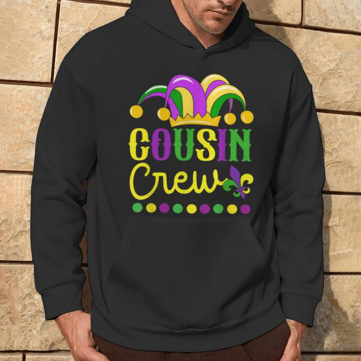 Cousin Crew Mardi Gras Family Outfit For Adult Toddler Baby Hoodie Lifestyle