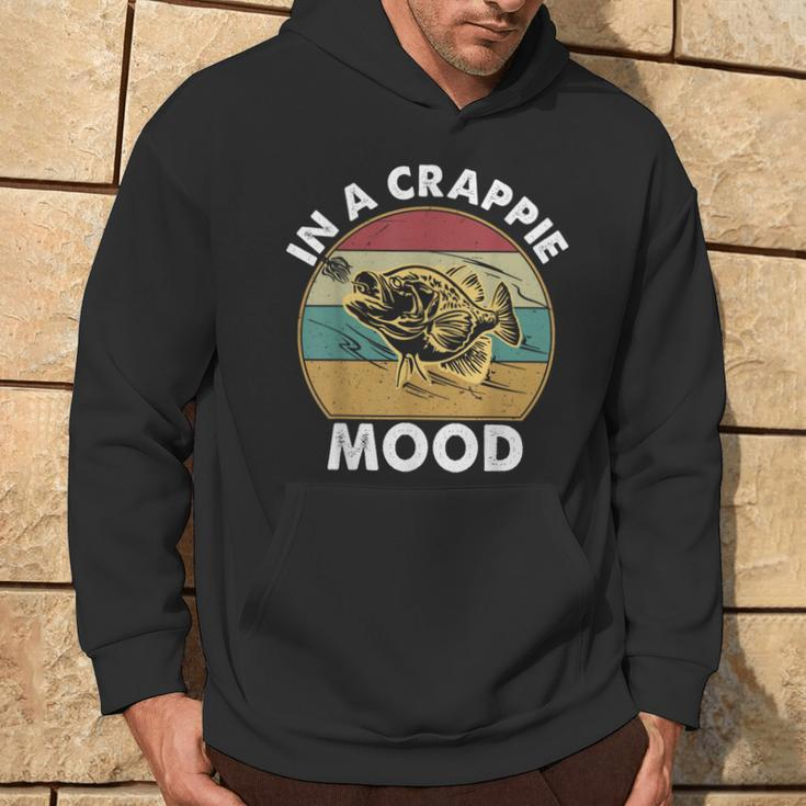 Crappie Fishing In A Crappie Mood Bass Dad Men Hoodie Lifestyle