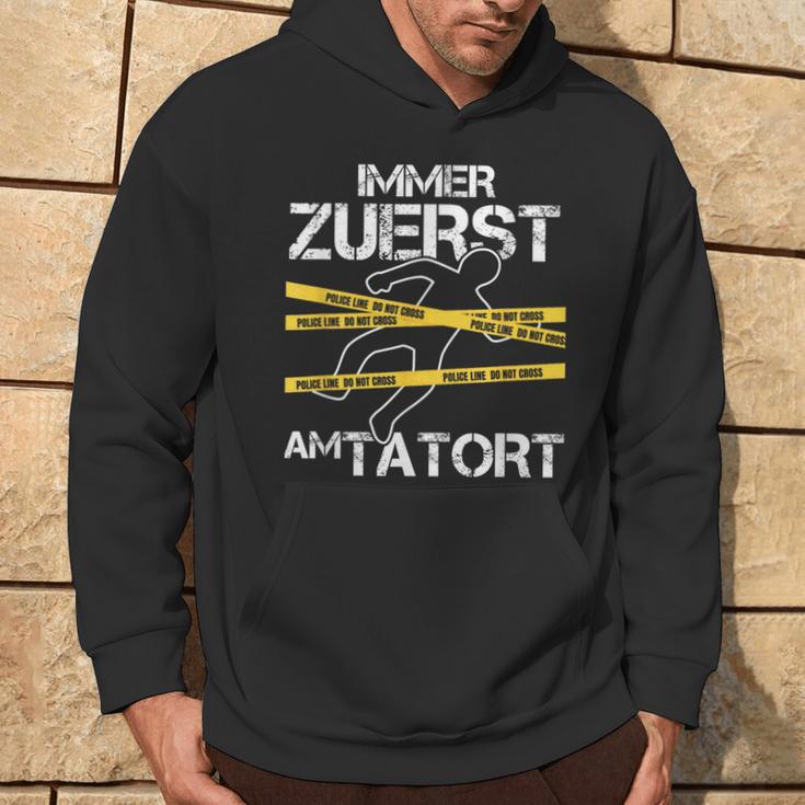 Criminal Scene Policeman Police Car Police Detention Hoodie Lebensstil