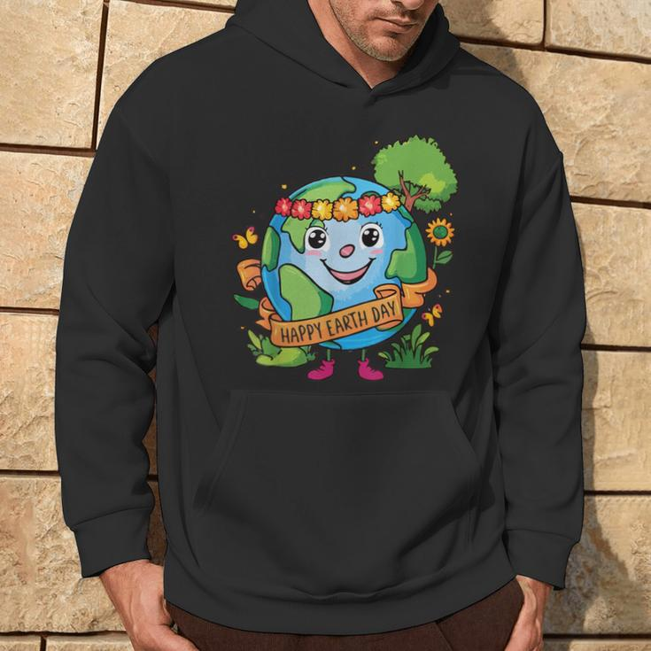 Cute Planet Earth Awareness Day Happy Earth Day 2024 Hoodie Lifestyle