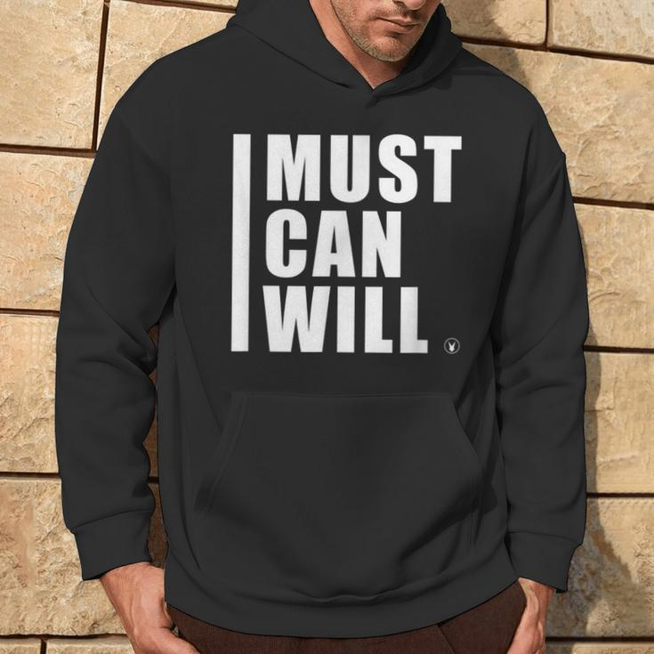 D236 I Must I Can I Will Gym RabbitBodybuilding Hoodie Lifestyle