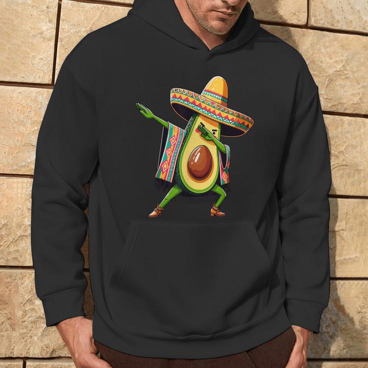 Dabbing Avocado Mexican Poncho Cinco De Mayo Hoodie Lifestyle