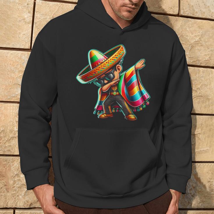 Dabbing Mexican Poncho Cinco De Mayo Boys Toddlers Hoodie Lifestyle