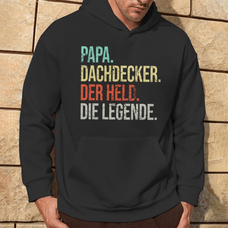 Dachdecker Papa Legendeaterintage Spruch Kapuzenpullover Lebensstil