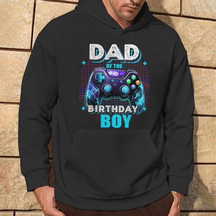 Dad Of The Birthday Boy Matching Video Game Birthday Party Hoodie Lifestyle