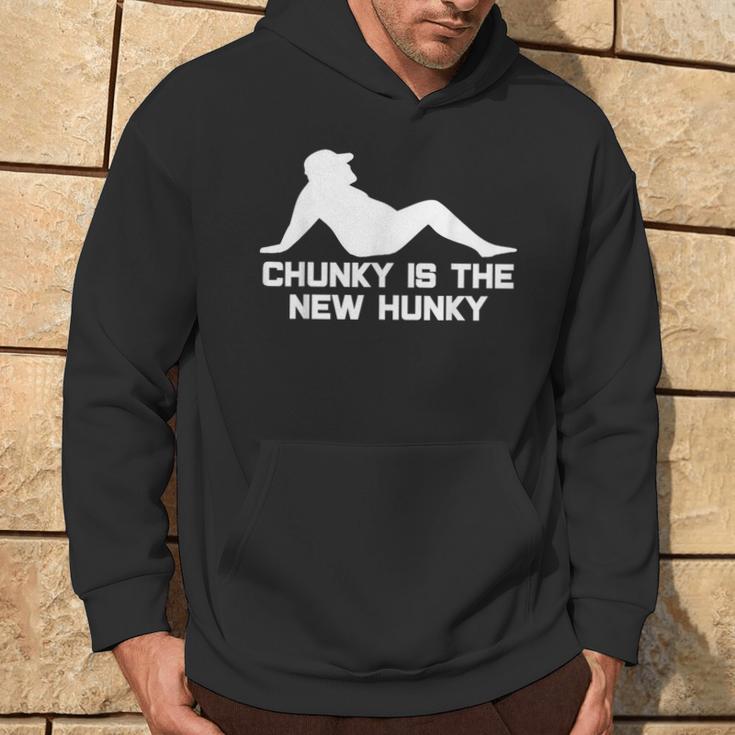 Dad Bod Chunky Is The New Hunky Dadbod Silhouette Beer Gut Hoodie Lifestyle