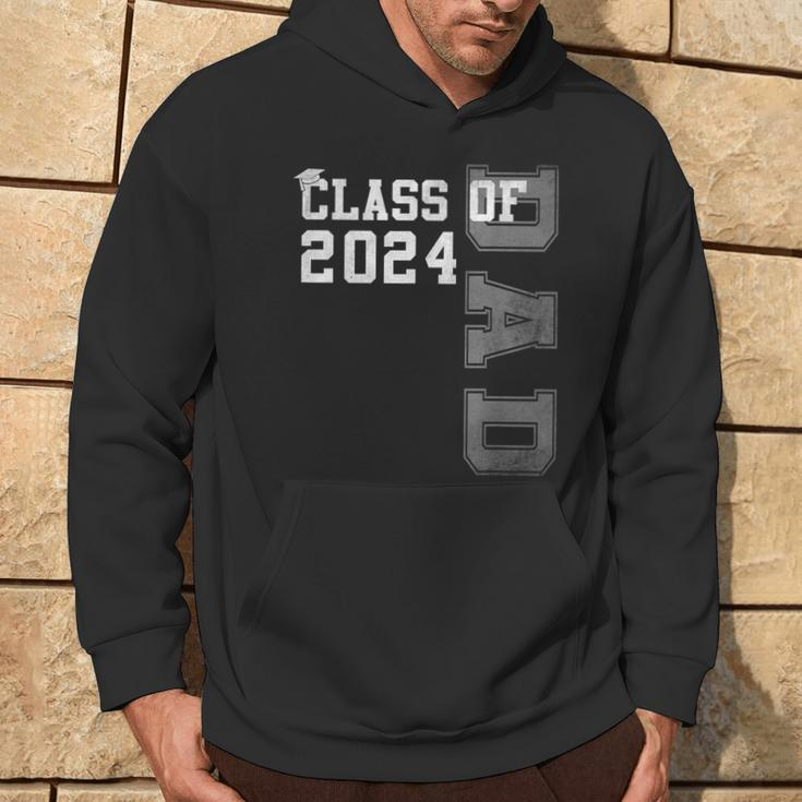 Dad Senior 2024 Proud Dad Of A Class Of 2024 Graduate Father Hoodie Lifestyle