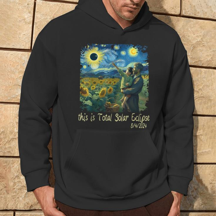Dad This Is Total Solar Eclipse 20240824 My Father Hoodie Lifestyle