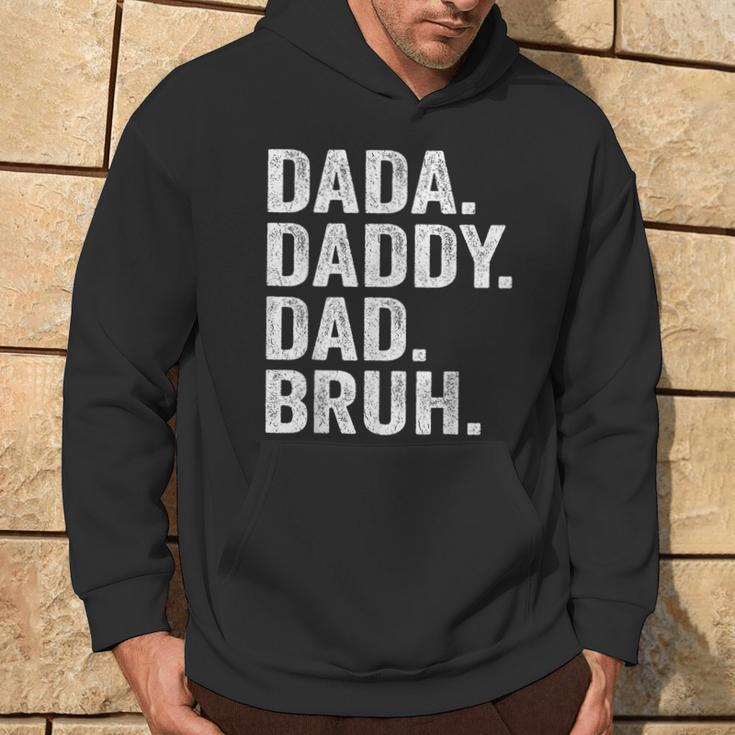 Dada Daddy Dad Bruh Fathers Day Vintage Father Papa Hoodie Lifestyle
