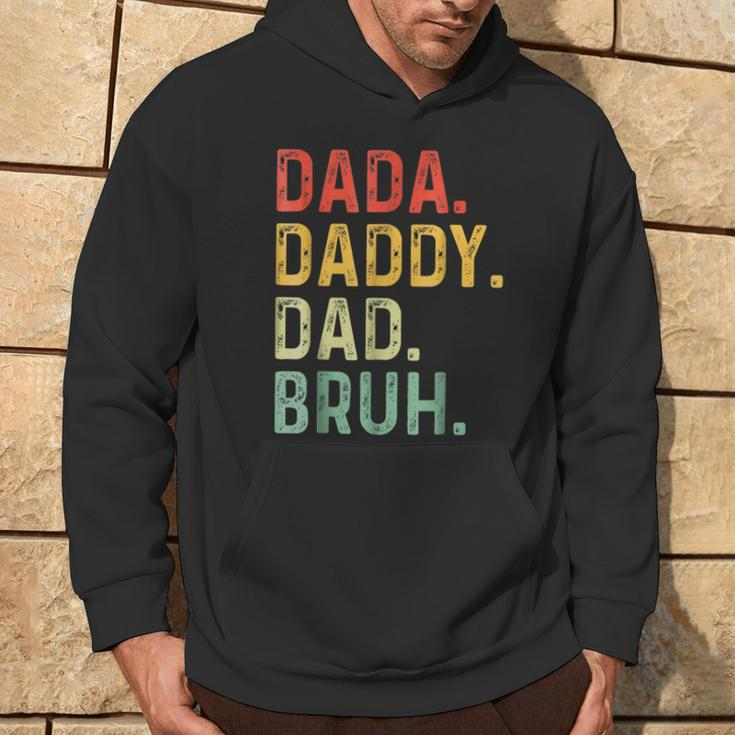 Dada Daddy Dad Bruh Fathers Day Dad Vintage Hoodie Lifestyle