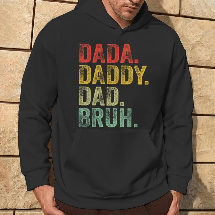 Dada Daddy Dad Bruh Fathers Day Dad Vintage Hoodie Lifestyle