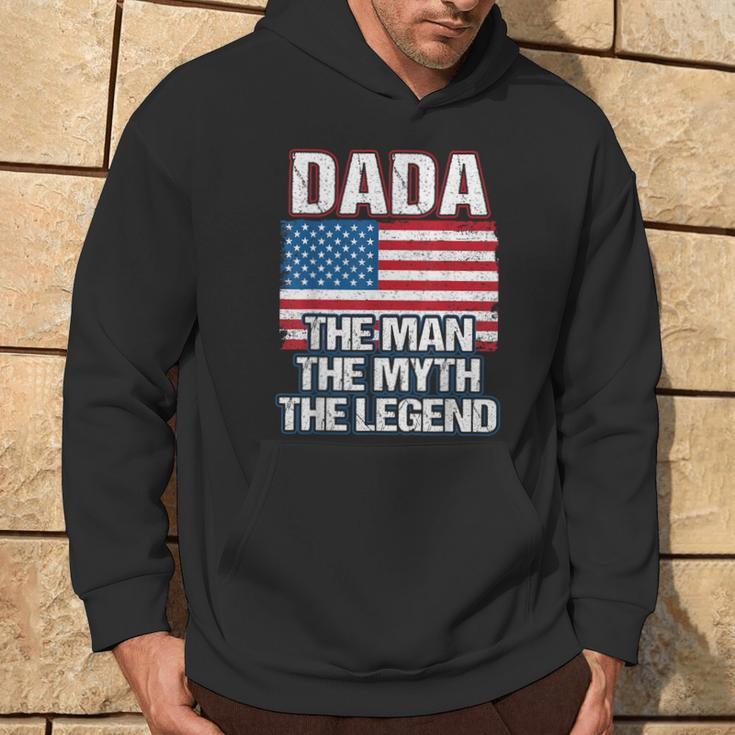 Dada The Man The Myth The Legend Dad Grandpa Fathers Day Hoodie Lifestyle