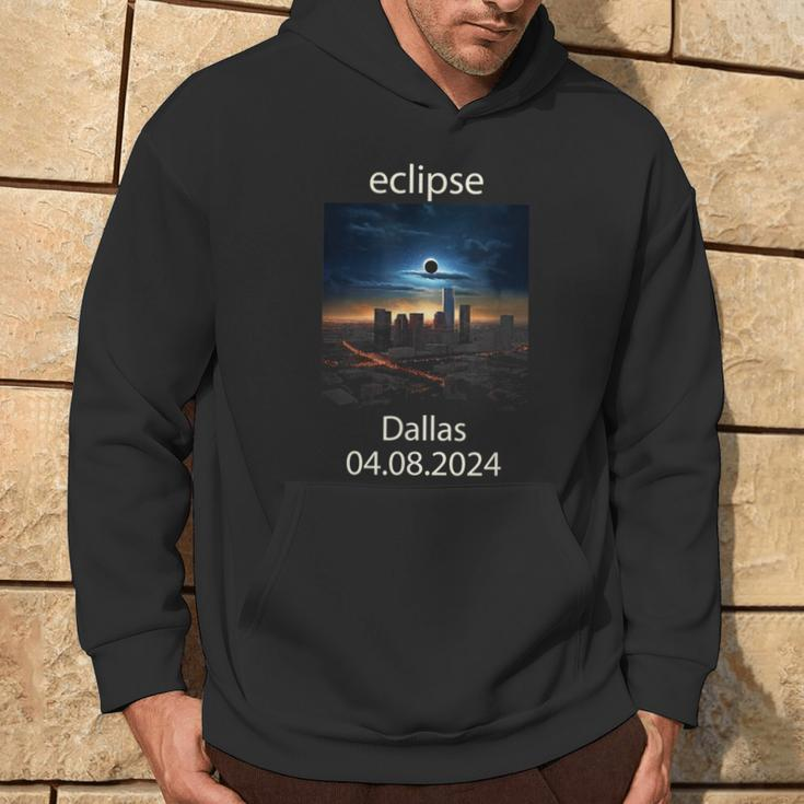 Dallas Texas Eclipse April 8 2024 04082024 Eclipse Of Sun Hoodie Lifestyle