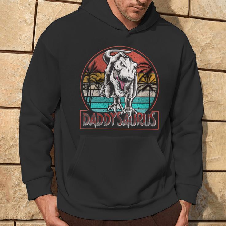 Damen Dino Daddysaurus Papa PapasaurusRex Mit-Ausschnitt Kapuzenpullover Lebensstil