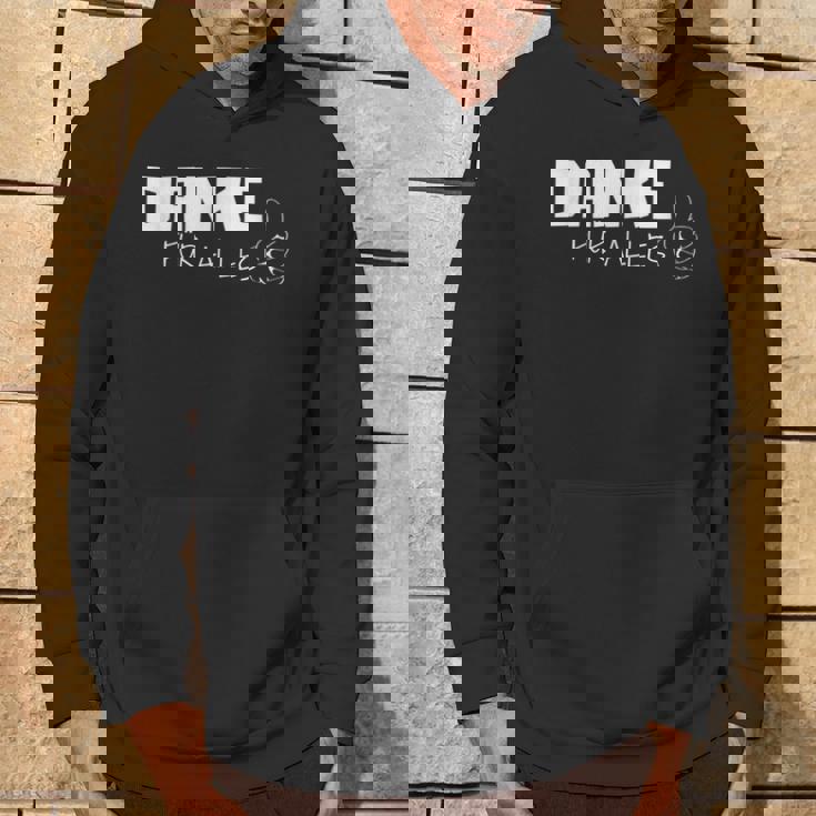 Danke Dankeschöndanke Für Alles Danklich German Language Hoodie Lebensstil