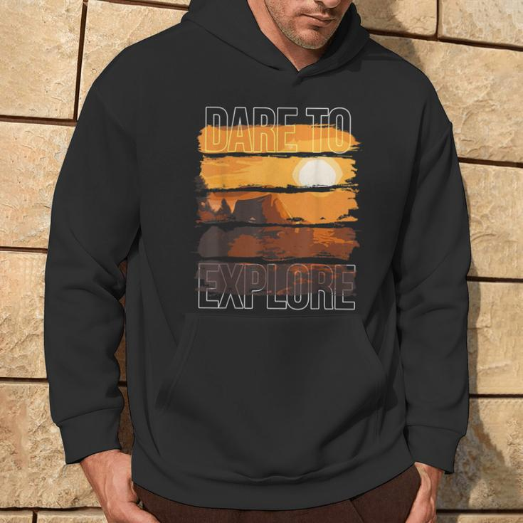 Dare To Explore Outdoors Hoodie Lifestyle