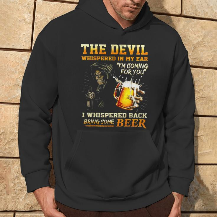 The Devil Whispered In My Ear I'm Coming For You Hoodie Lifestyle