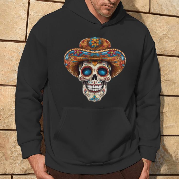 Dia De Los Muertos Carnival Mexican Head Sugar Skull Hoodie Lebensstil