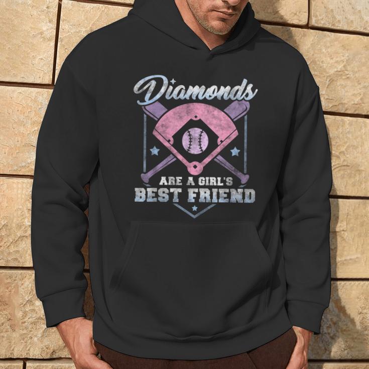 Diamonds Are A Girls's Best Friend BaseballHoodie Lifestyle