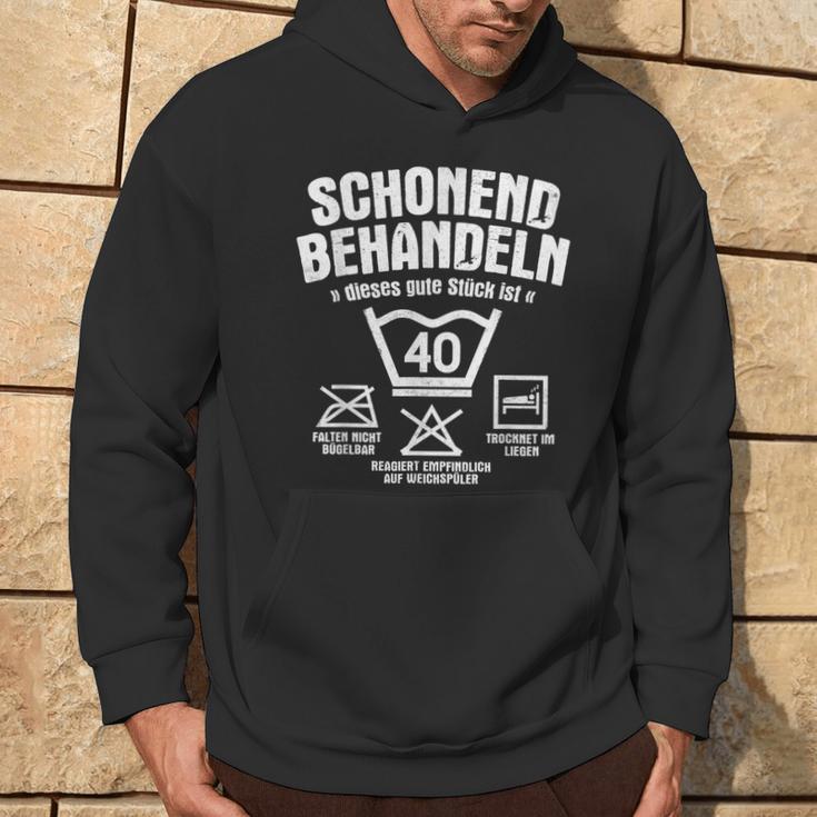 Dieses Gute Stück Ist 40 Schonend Treateln 40Th Birthday Hoodie Lebensstil