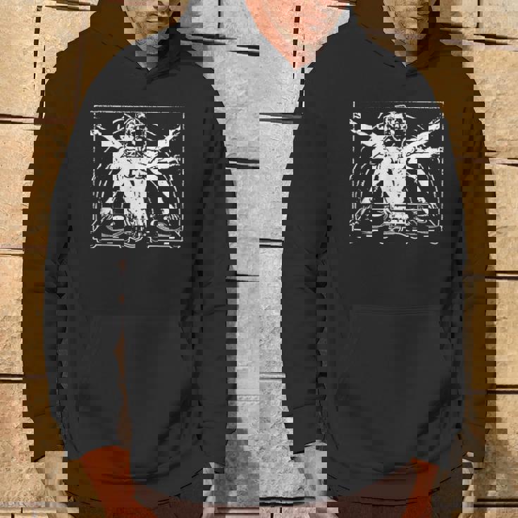 Dj Vitruvian Man Da Vinci Dj Music Festival Party Hoodie Lifestyle