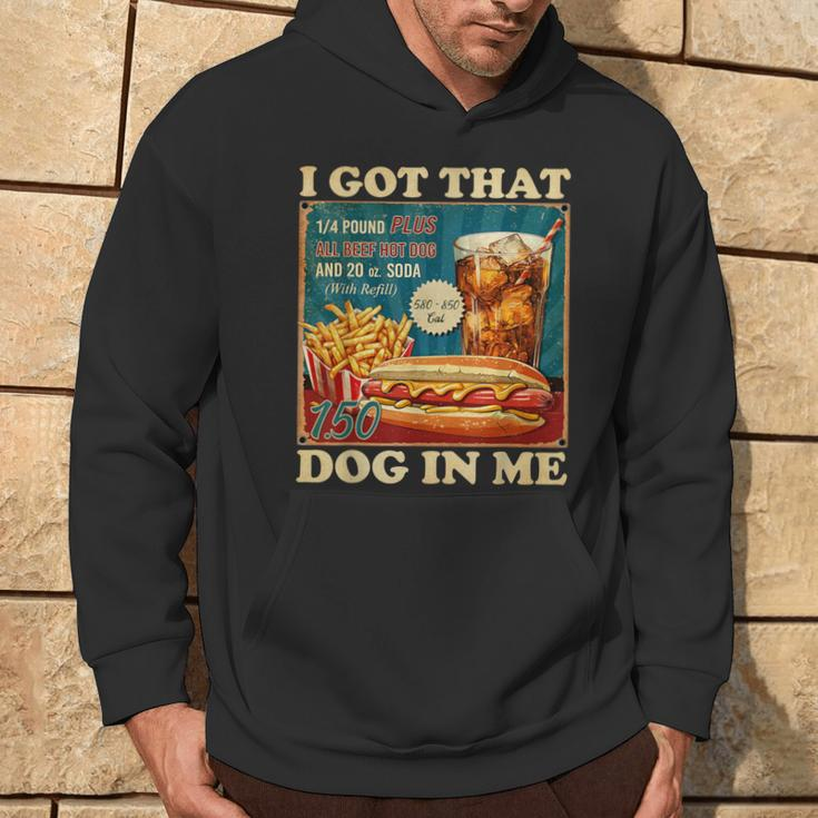 I Got That Dog In Me Hot Dogs Combo 4Th Of July Retro Hoodie Lifestyle