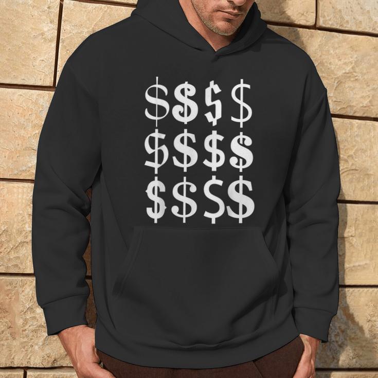 Dollar Bill Dollar Sign $ Urban Style Cool Money Hoodie Lifestyle